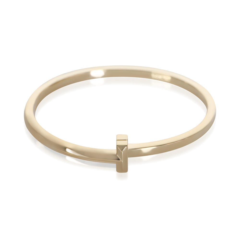 Tiffany & Co. Yellow Gold Tiffany T T1 Narrow Hinged Bracelet